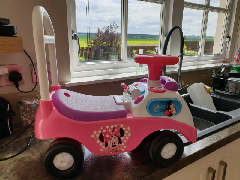 my first activity ride on minnie mouse